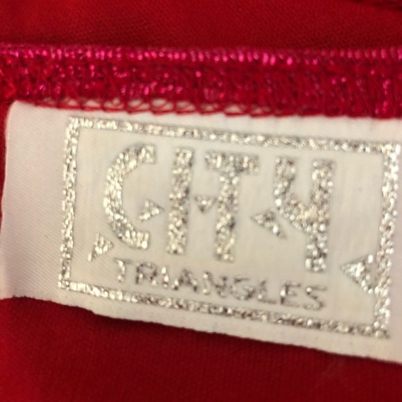 Hot Pink 2 piece sparkly top with beading & taffeta skirt size 8 - Picture 5 of 7